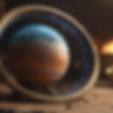 Understanding Planetary Aspects Visual representation of planetary aspects in a birth chart