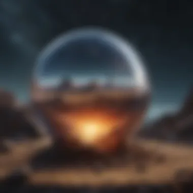 Celestial Landscape in Astrology Illustration of a celestial landscape symbolizing astrology