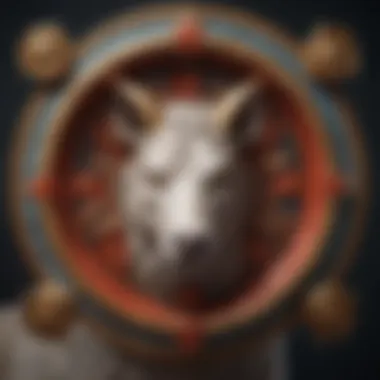 The Twelve Zodiac Animals A vibrant representation of the Chinese zodiac wheel illustrating all twelve animals
