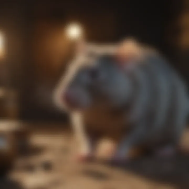 An artistic representation of a year of the rat, showcasing ambition and resourcefulness