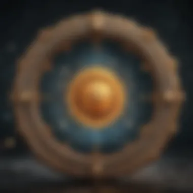 Celestial Interactions Celestial bodies and zodiac signs representing interactions