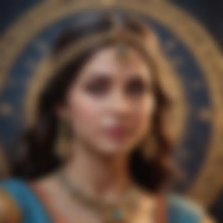 Graphical representation of astrological aspects in Vedic astrology
