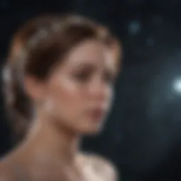 Virgo constellation in the night sky