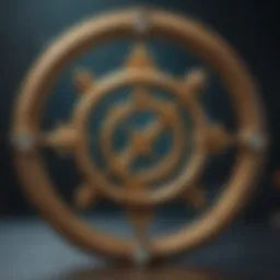 Symbol of Aquarius representing innovation and independence