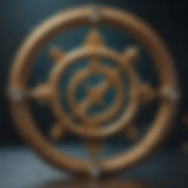 Symbol of Aquarius representing innovation and independence
