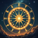 Illustration of the twelve zodiac signs