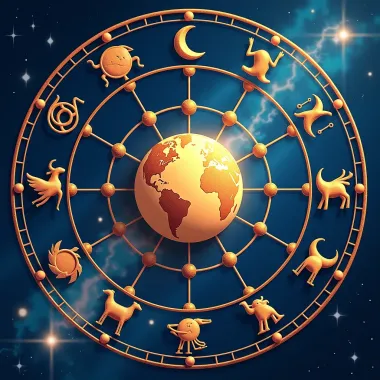 The Twelve Houses in Astrology An illustration showing the twelve houses of astrology
